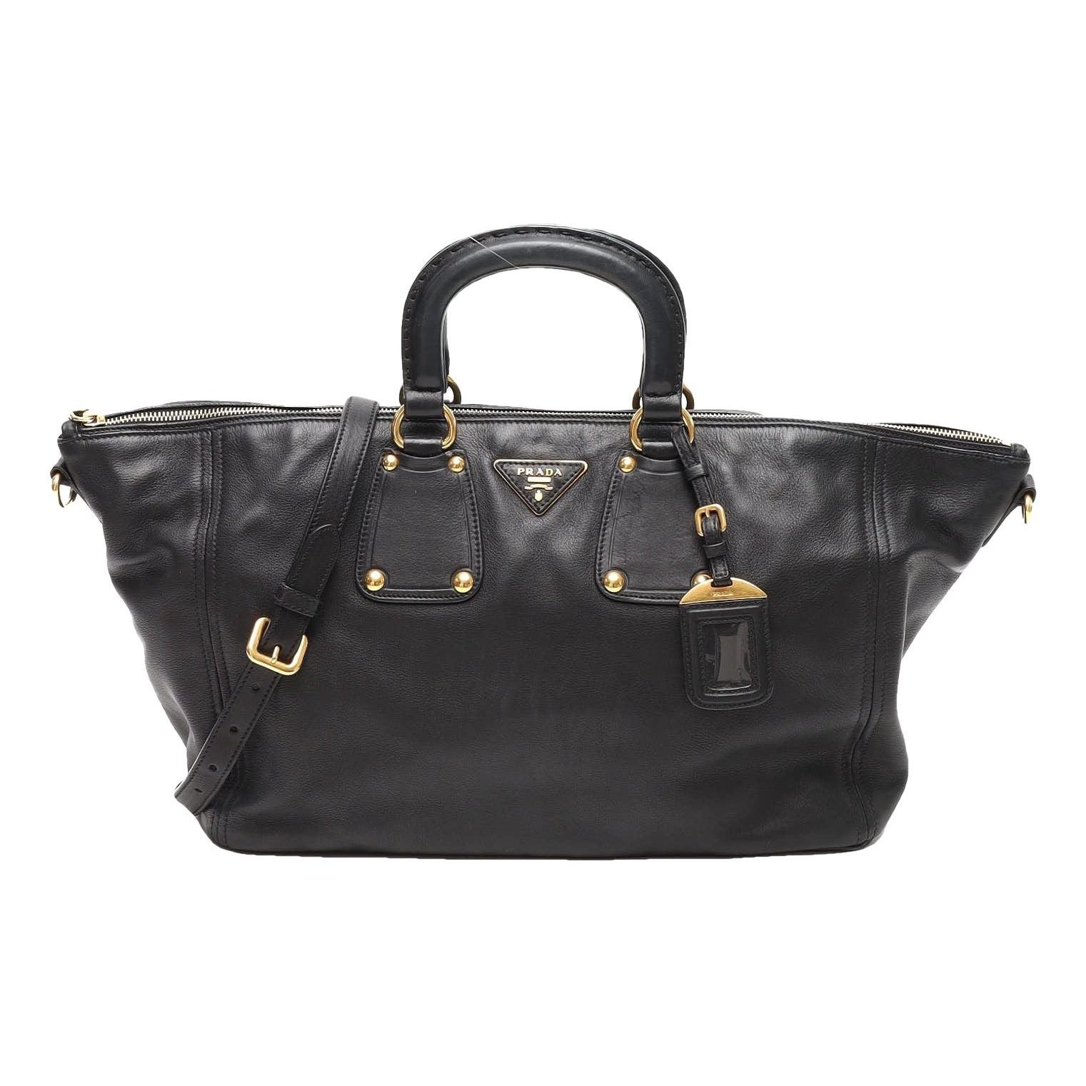 Leather tote