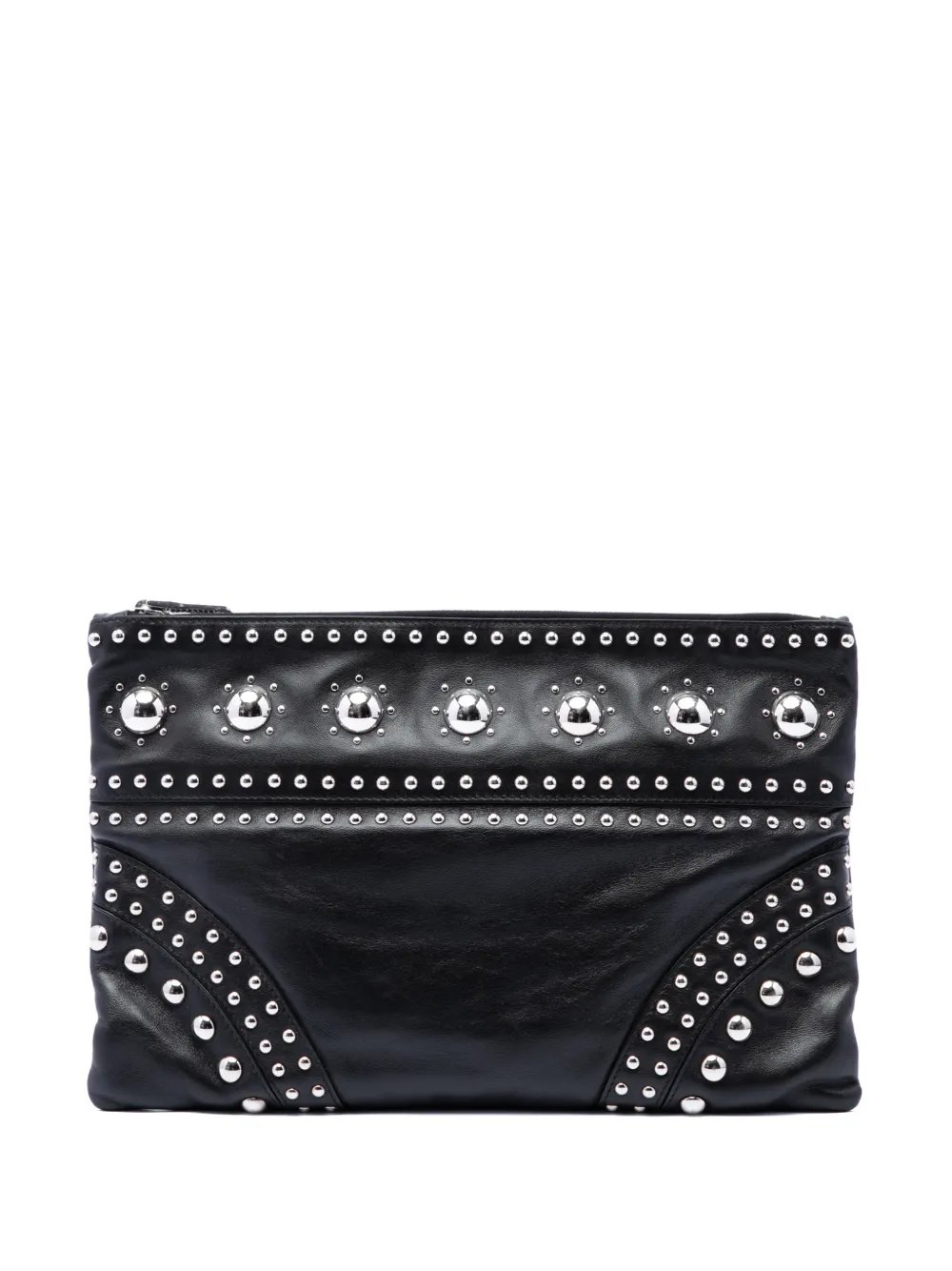 2015-2026 Studded Calfskin clutch bag