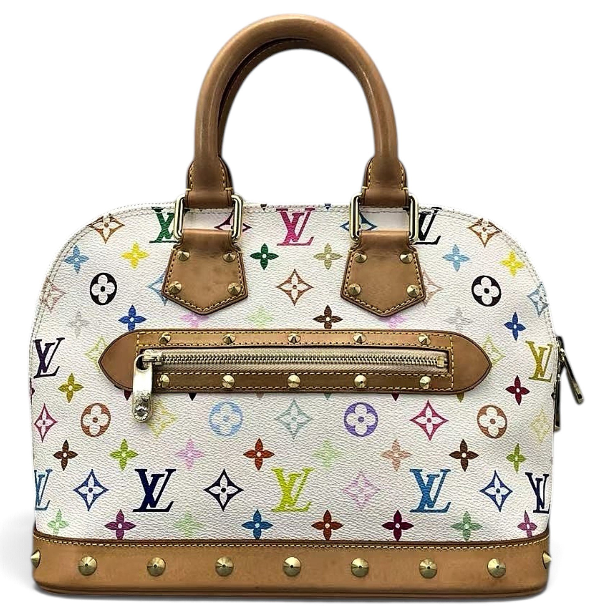 Alma leather handbag