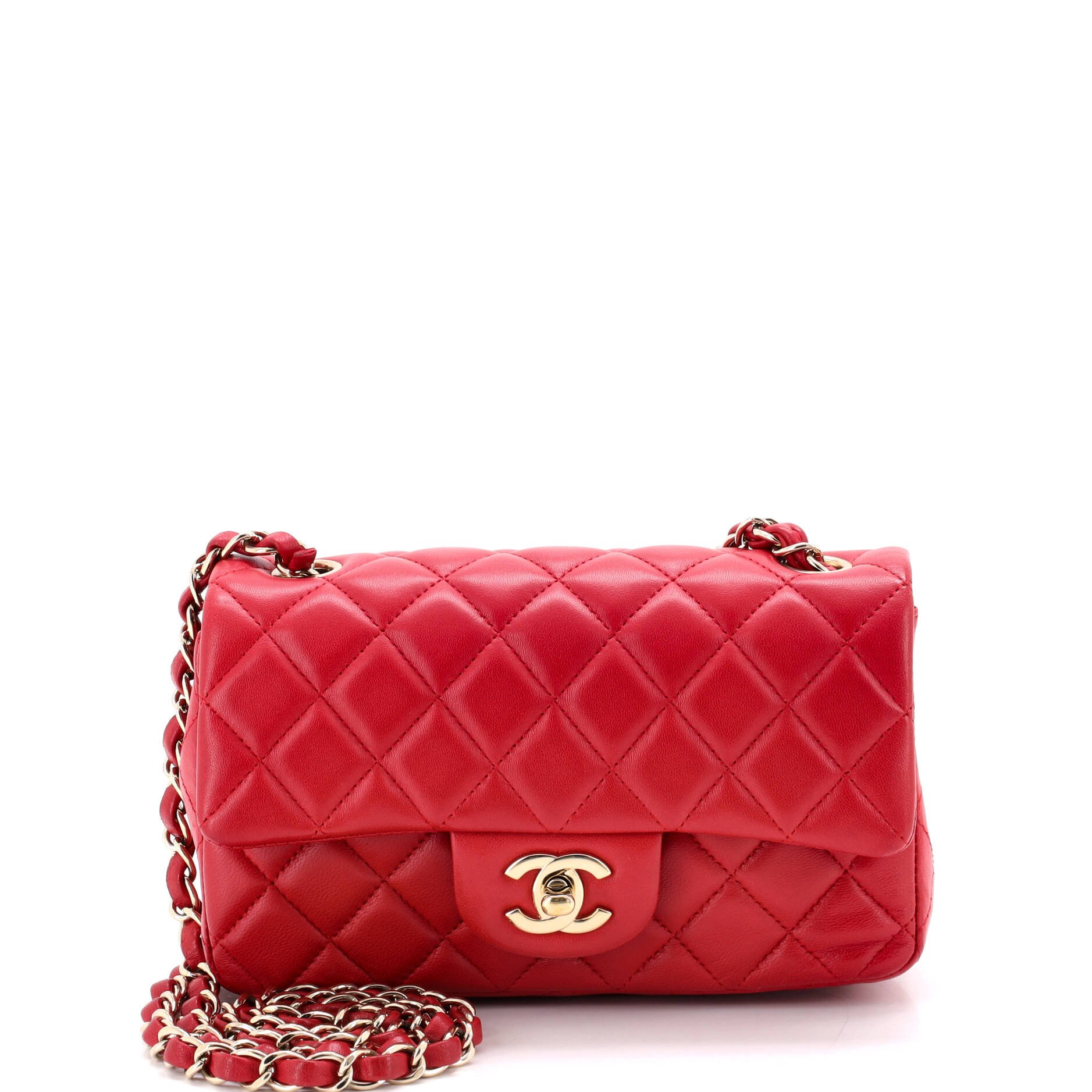 Classic Single Flap Bag Quilted Lambskin Mini