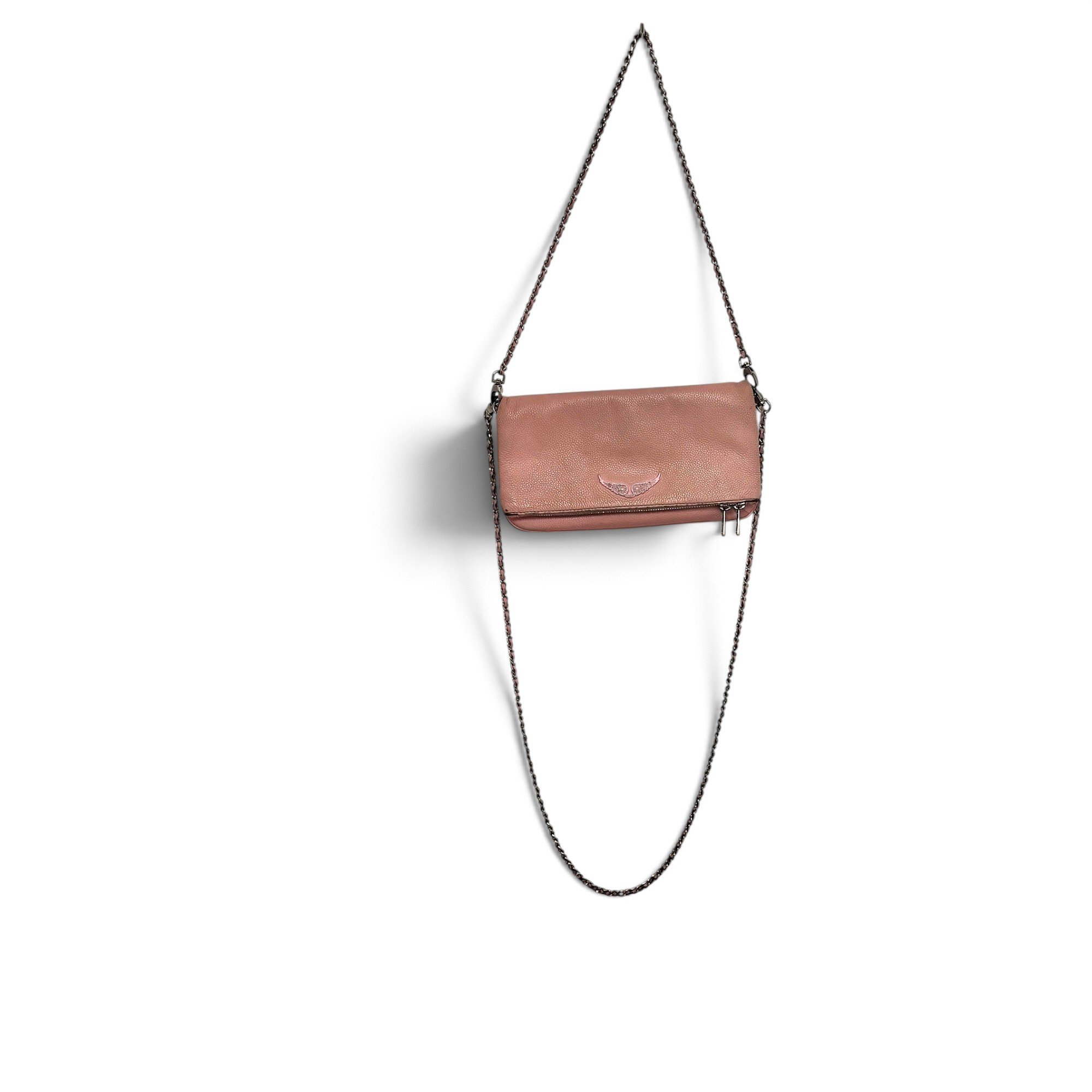 Rock leather crossbody bag