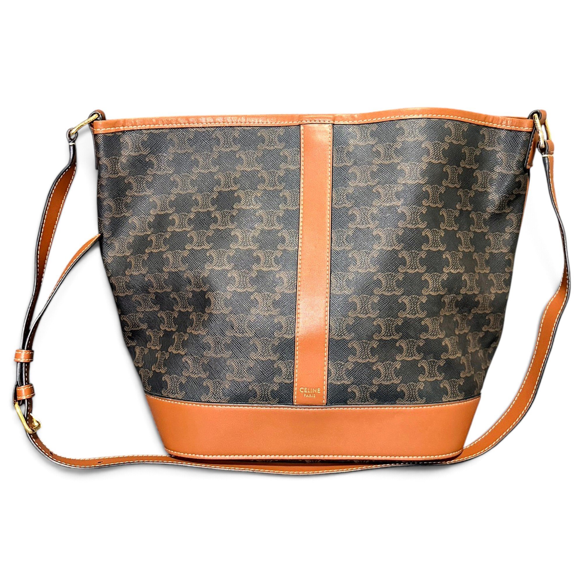 SAC SEAU leather handbag