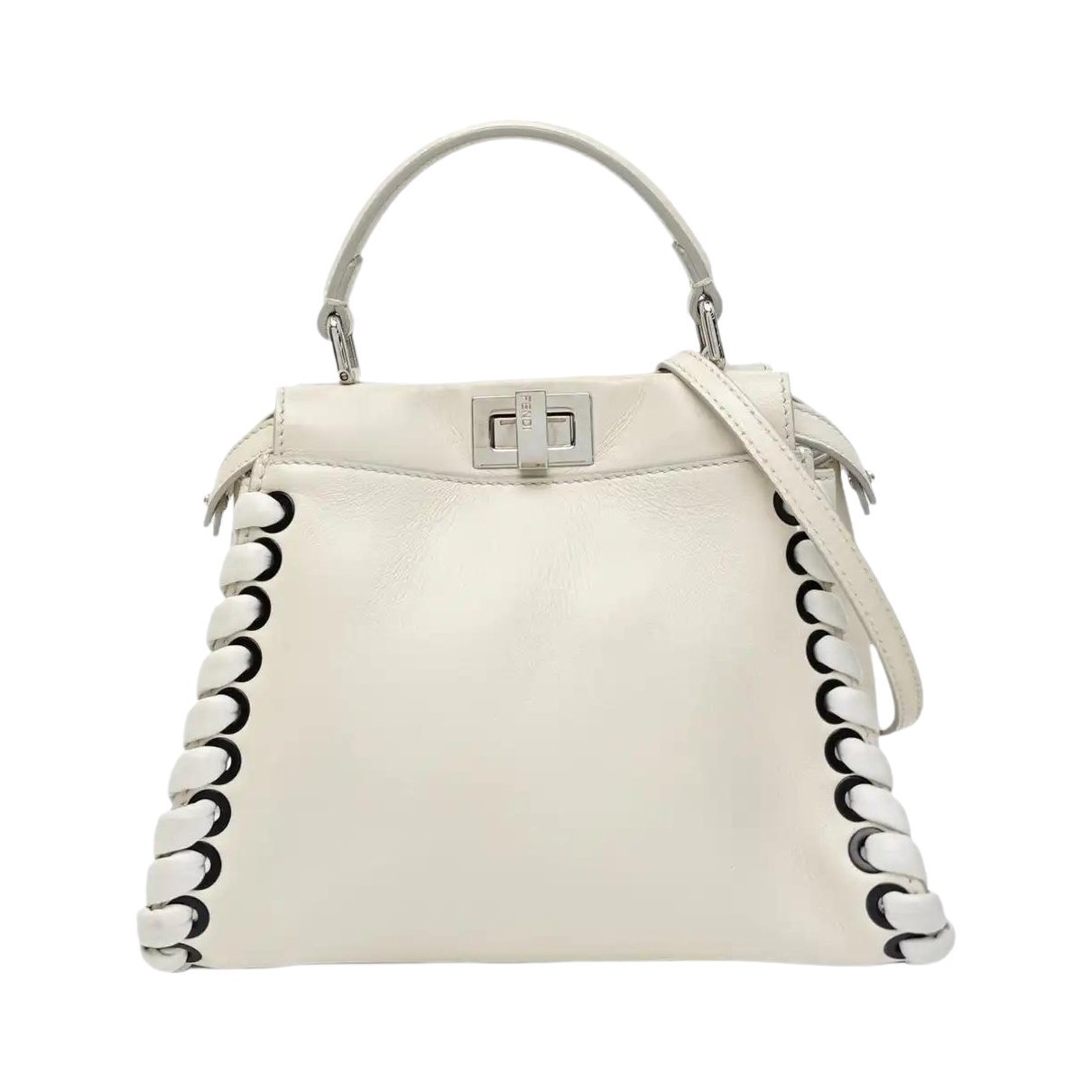 Peekaboo leather handbag