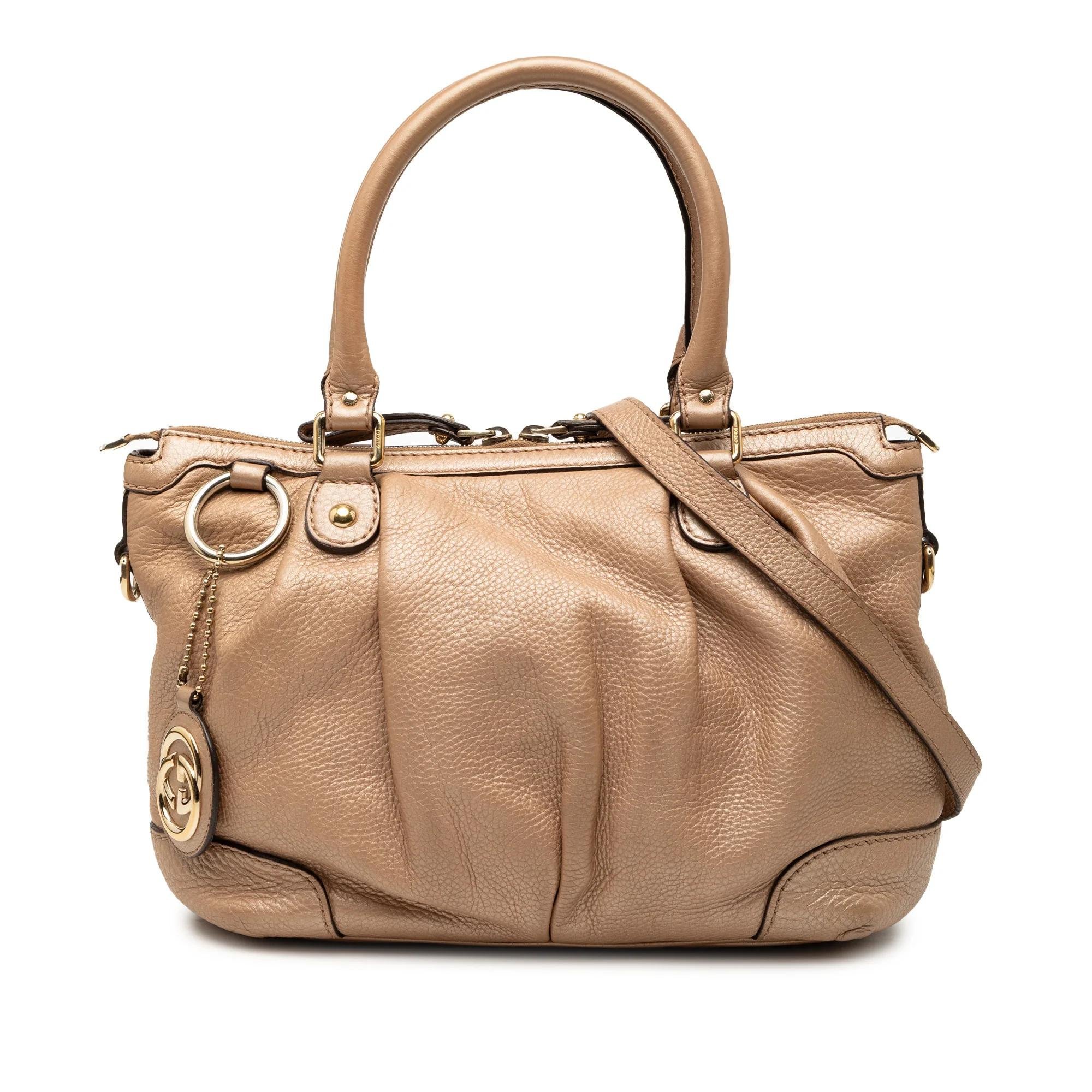 Sukey leather satchel
