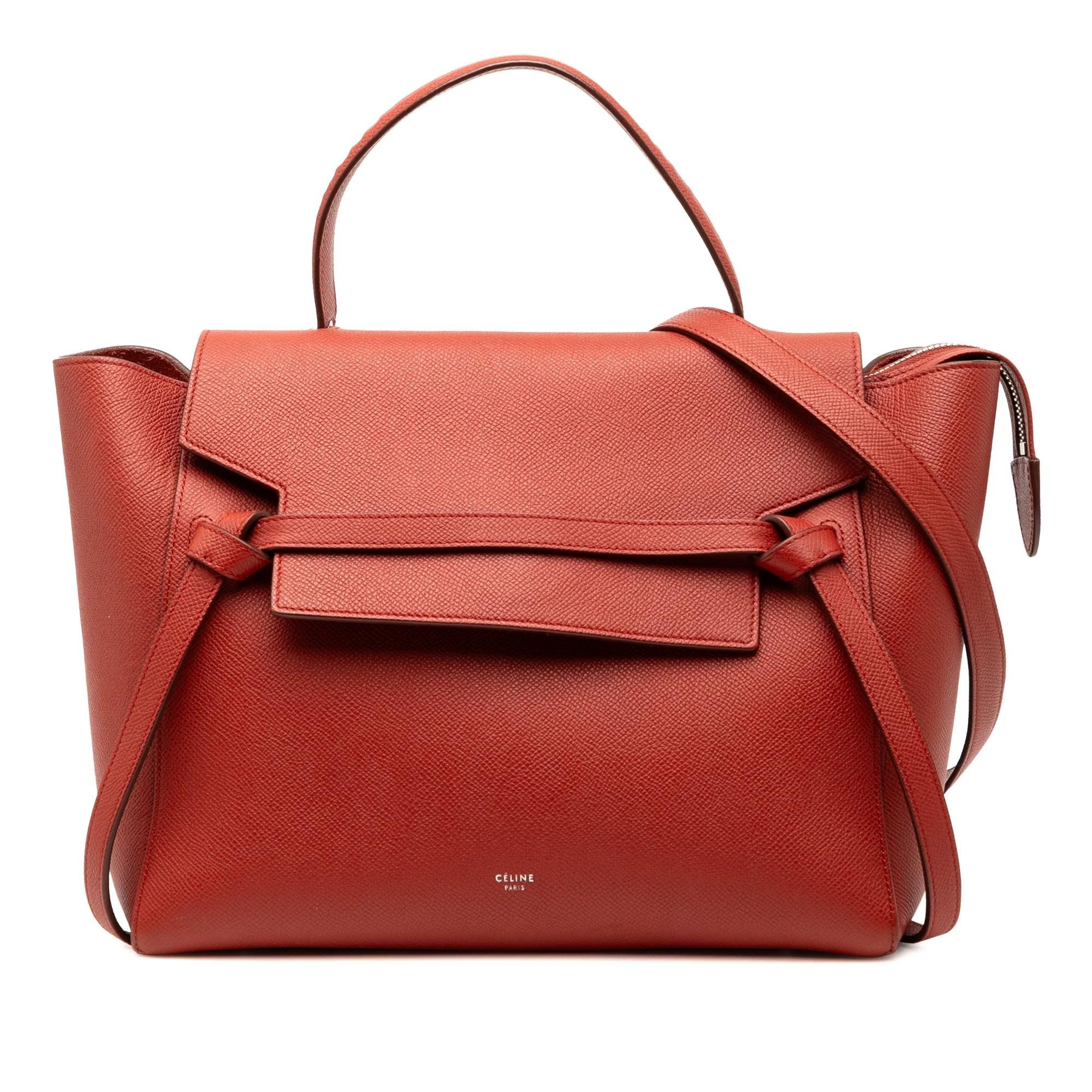 Belt pony-style calfskin handbag