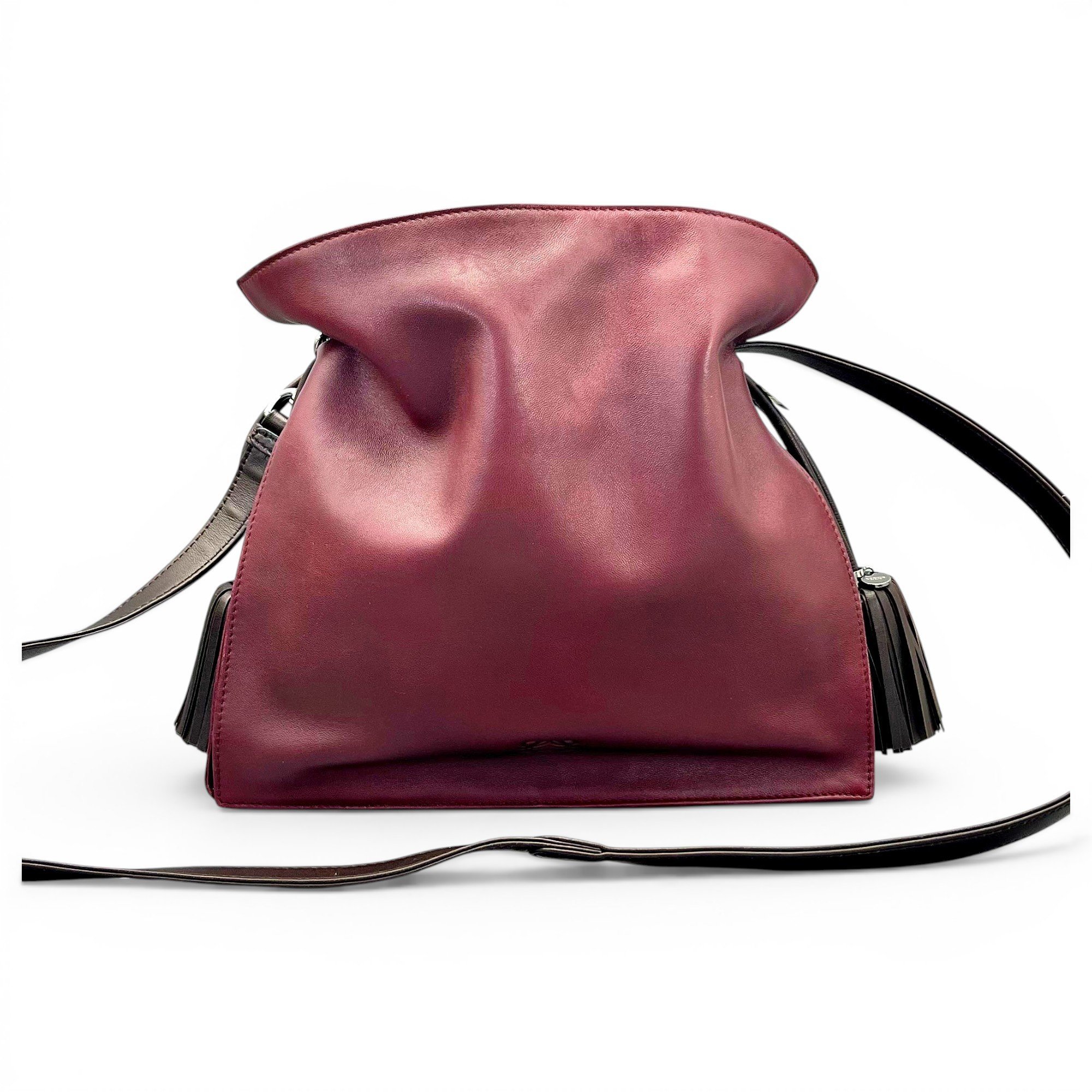 Flamenco leather handbag