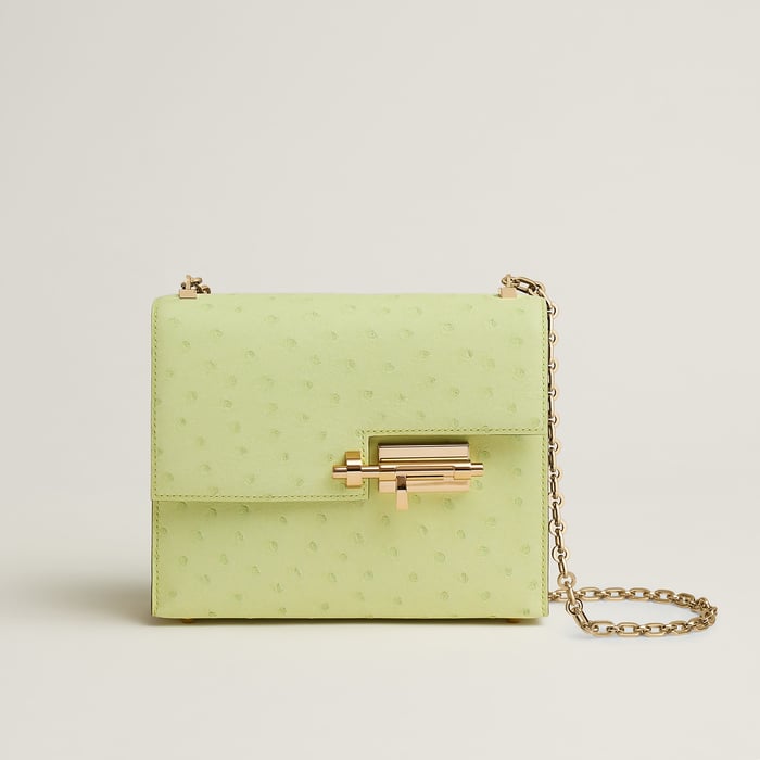 Jaune Bourgeon Verrou Chaine Mini Bag