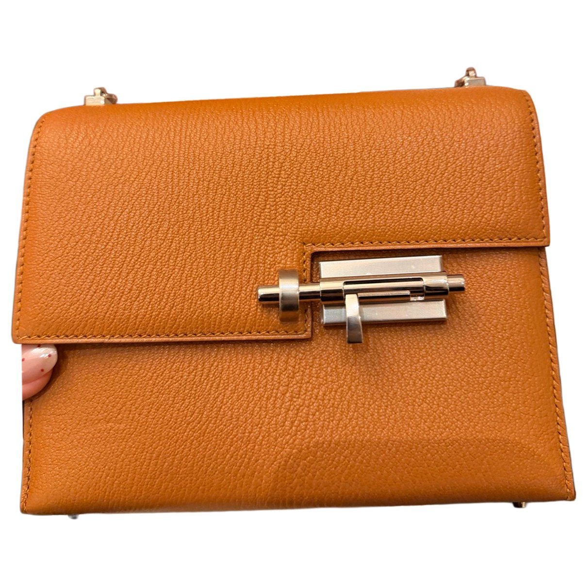 Verrou Mini leather handbag