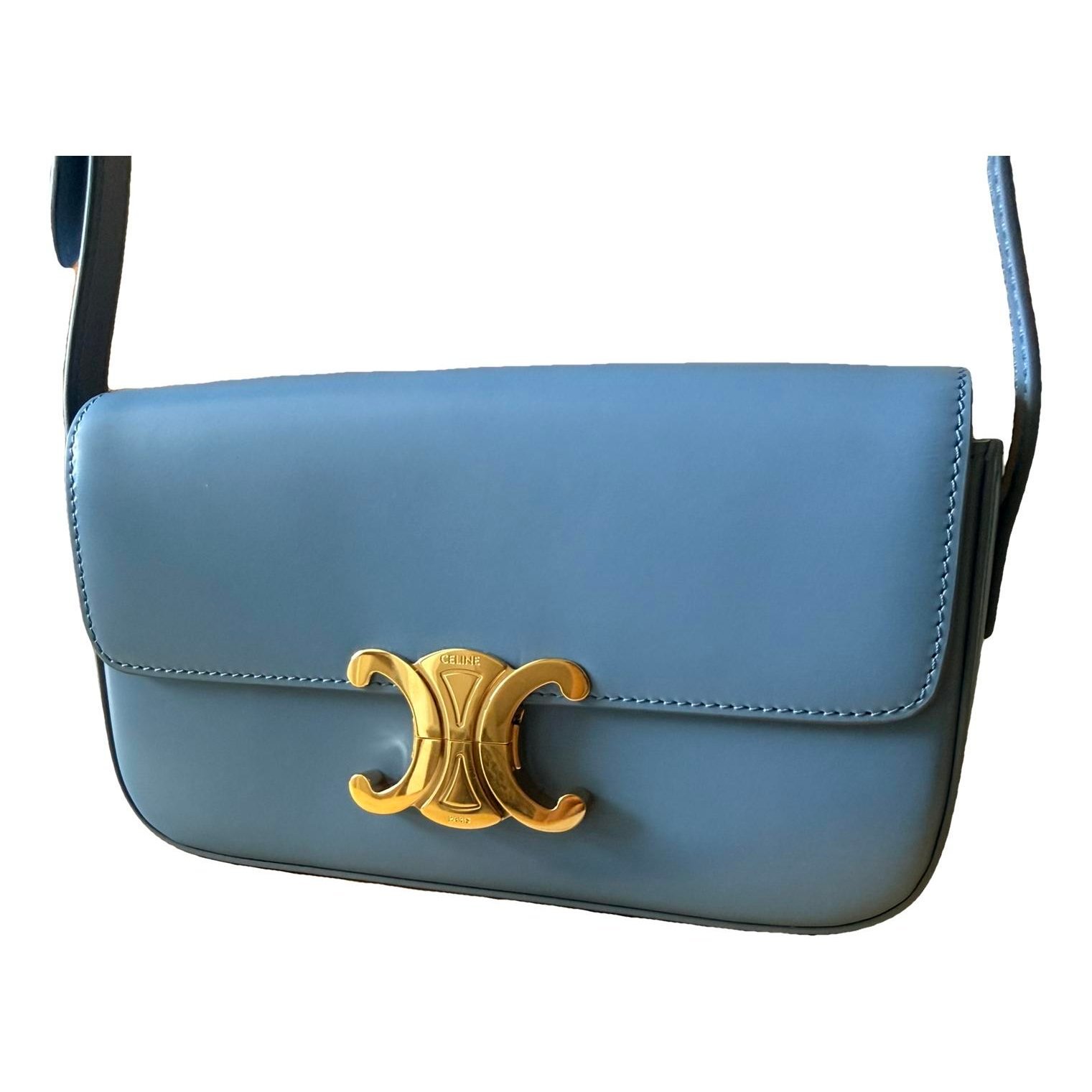 Triomphe Long leather handbag