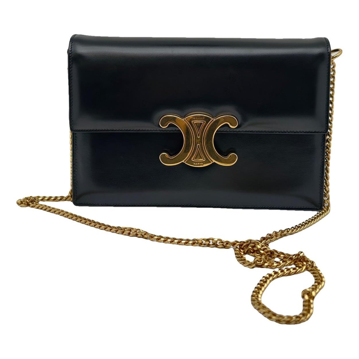 Triomphe leather handbag