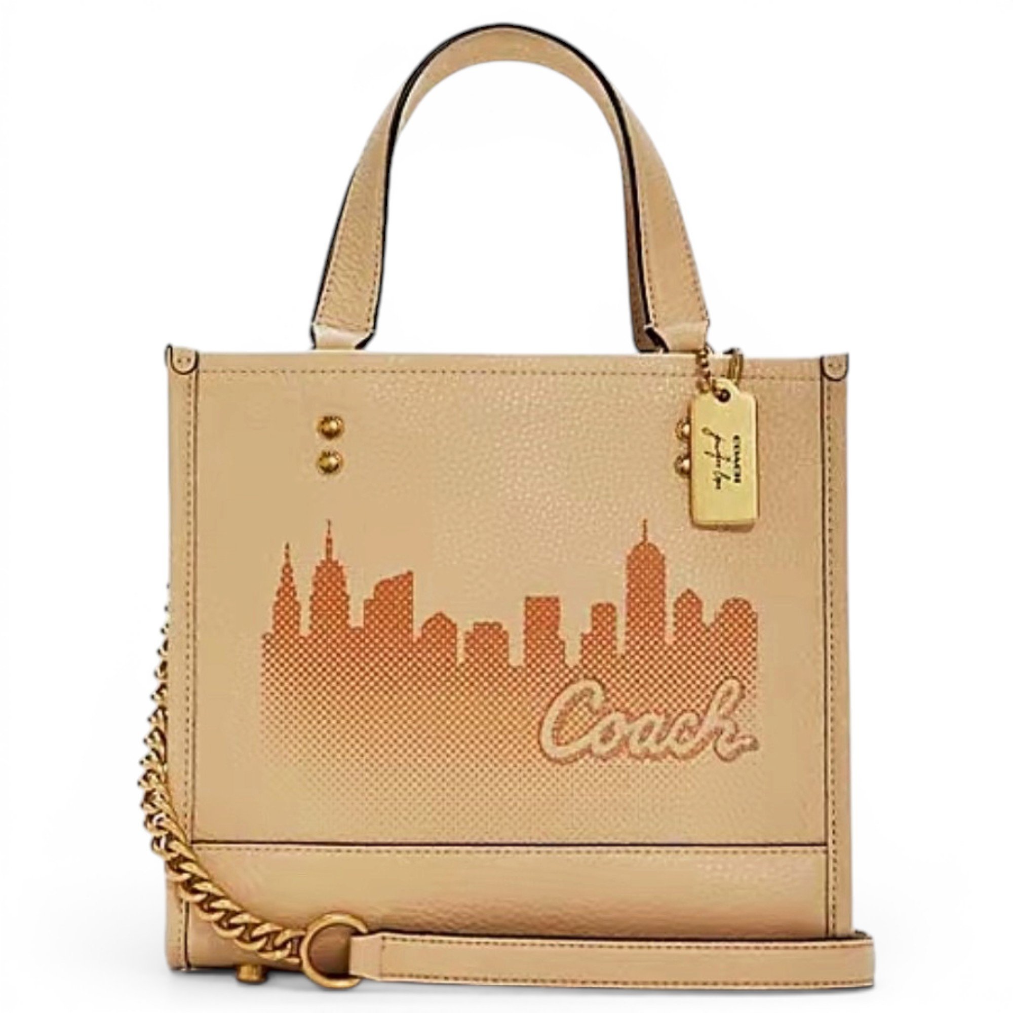 Leather tote