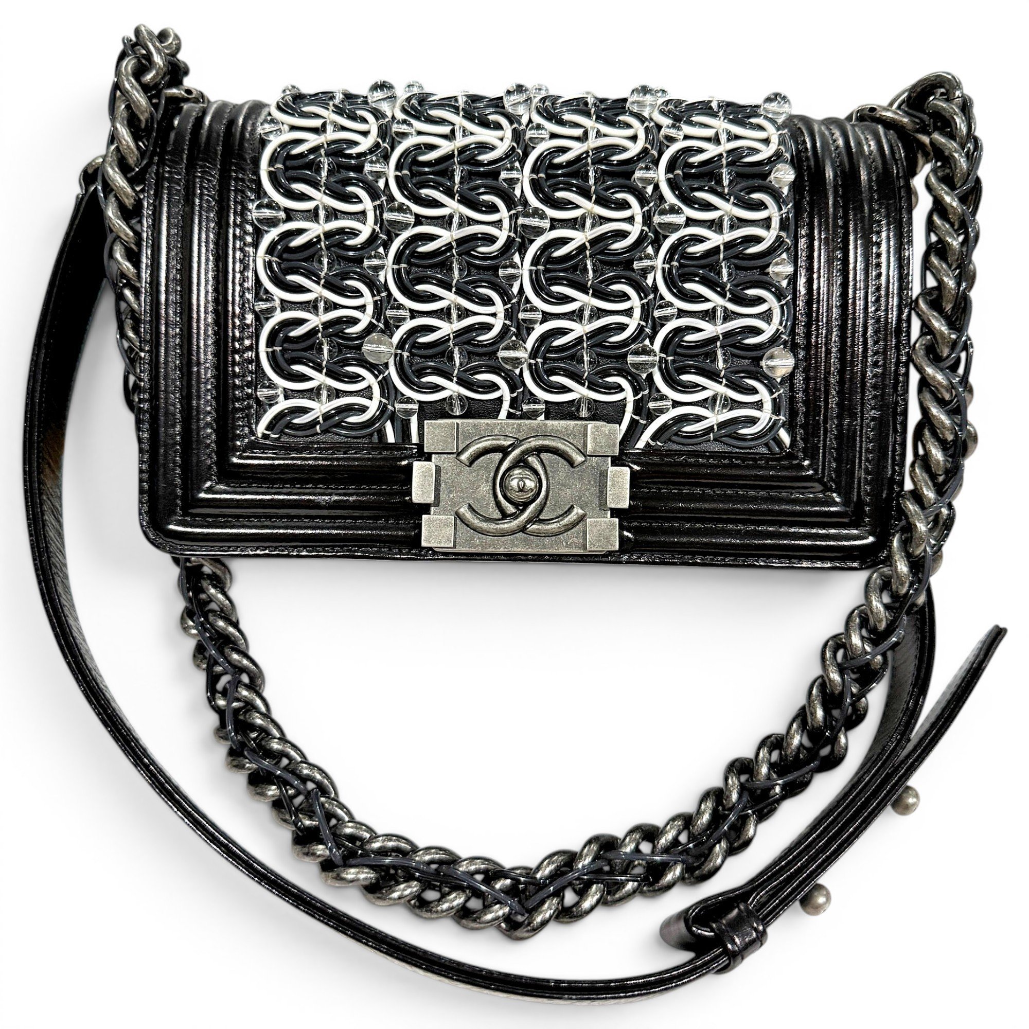 Boy leather crossbody bag