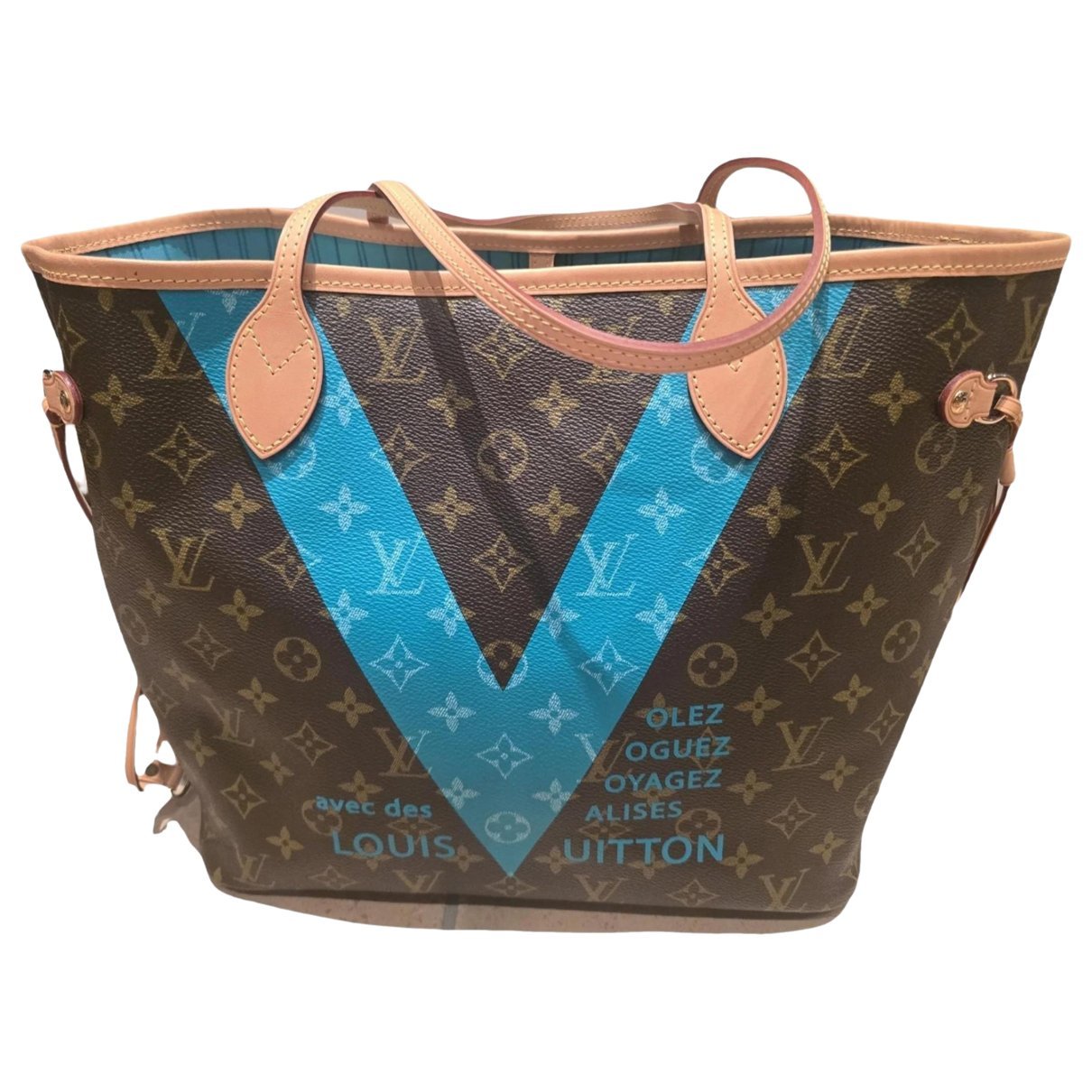 Neverfull leather tote