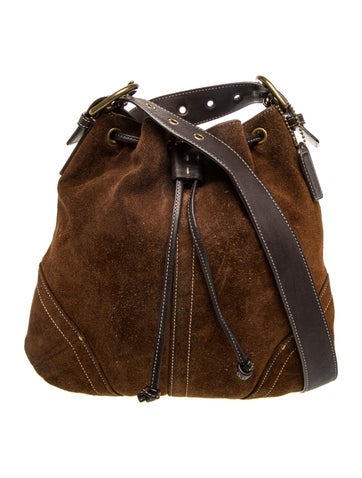 Suede Bucket Bag