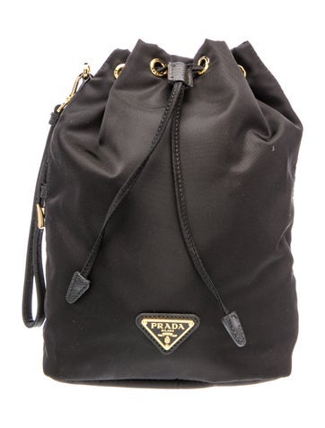 Tessuto Nylon Bucket Bag