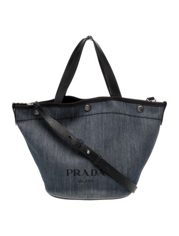 Denim Bucket Bag