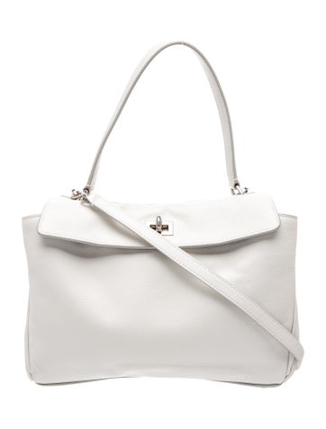 Leather Top Handle Bag
