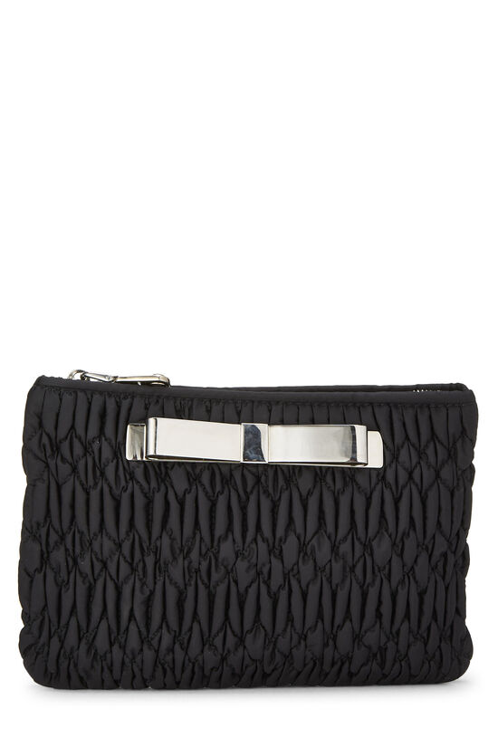 Miu Miu Black Nylon Pouch