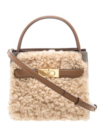 Shearling Lee Radziwill Double Bag Petite
