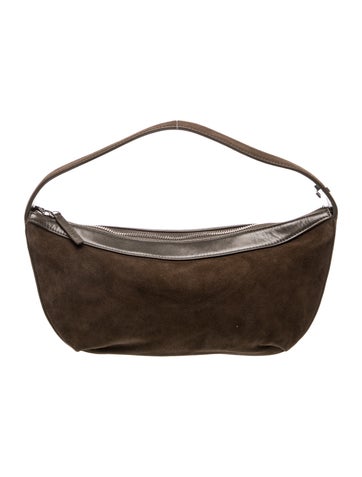 Suede Top Handle Bag