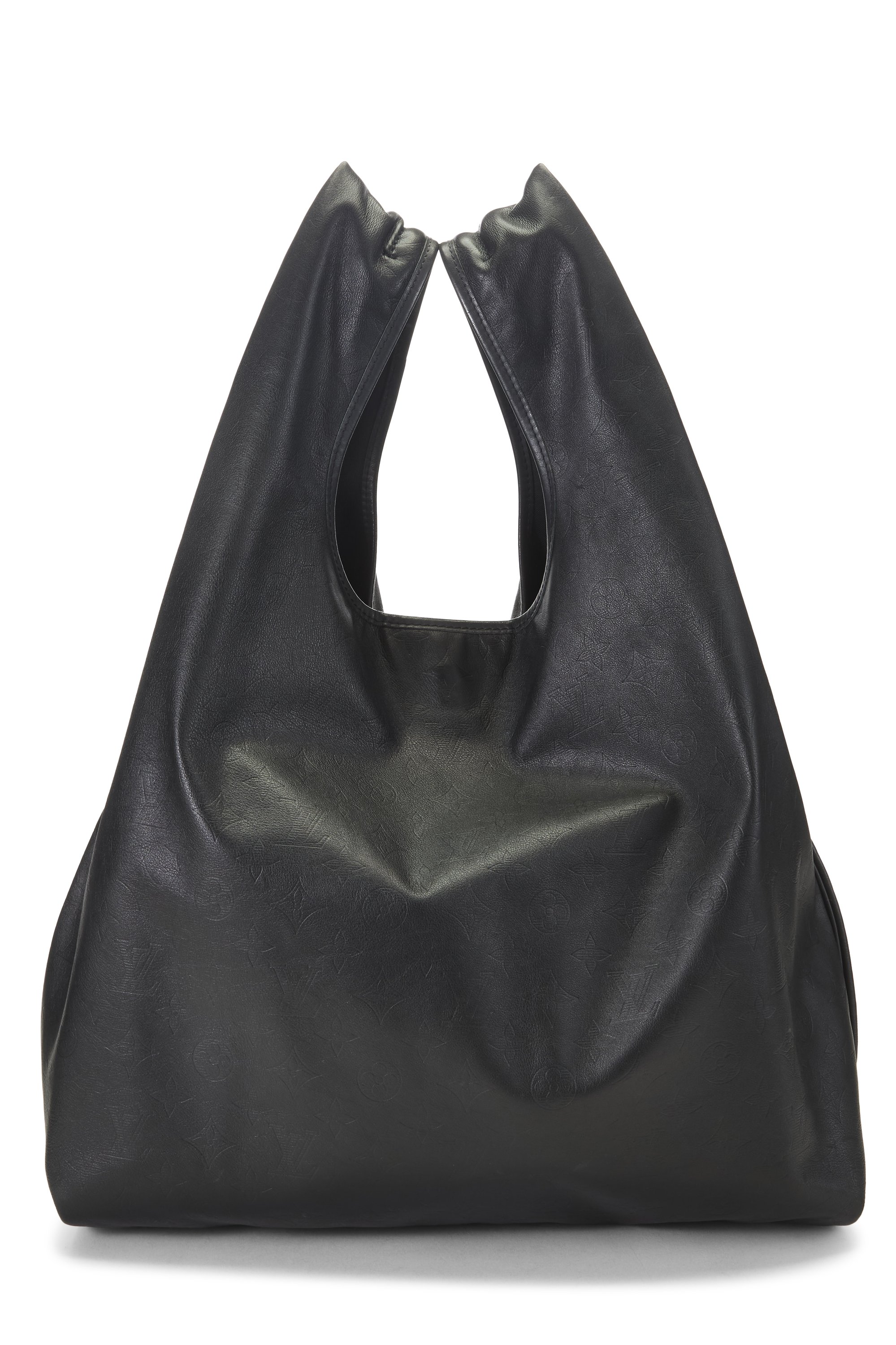 Black Monogram Shadow Tote