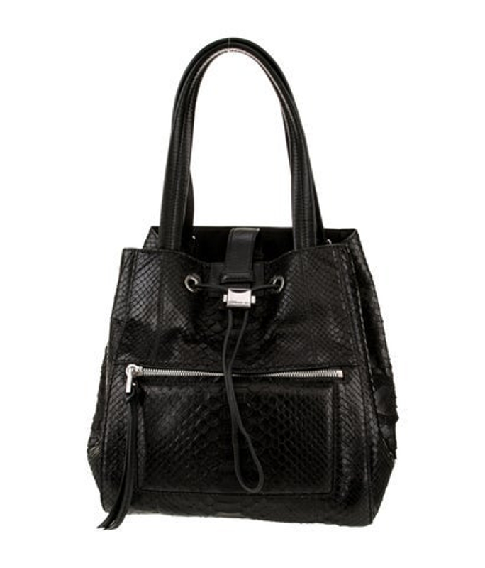 Barbara Bui Bui Snakeskin Bucket Bag