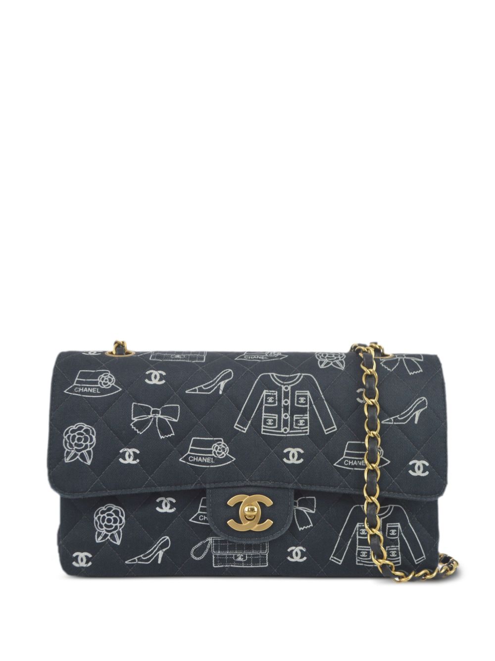 2002 medium Double Flap Icon shoulder bag