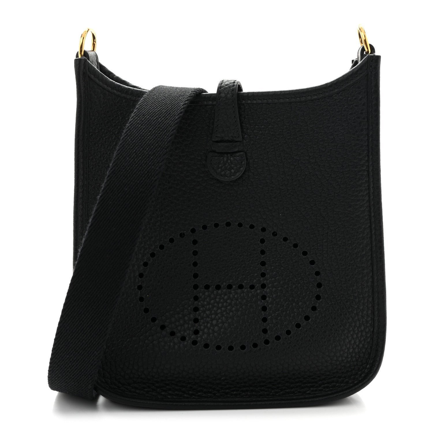 Hermes Hermes Taurillon Clemence Evelyne TPM Black