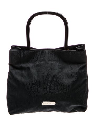 Etro Nylon Top Handle Bag