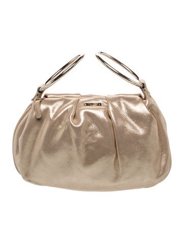 Satin Top Handle Bag