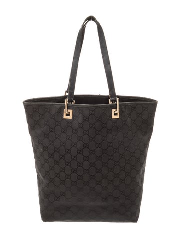 GG Canvas Top Handle Bag