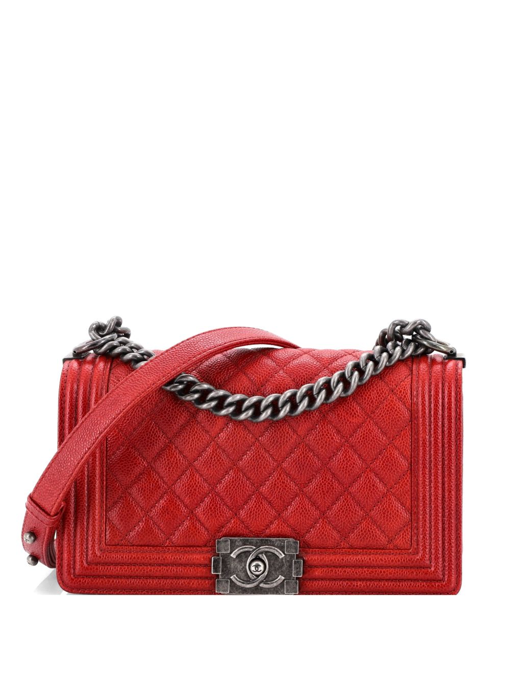 Boy Flap Bag Quilted Caviar Old Medium crossbody bag
