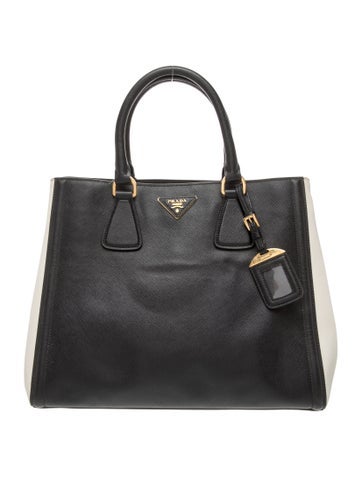 Saffiano Leather Top Handle Bag