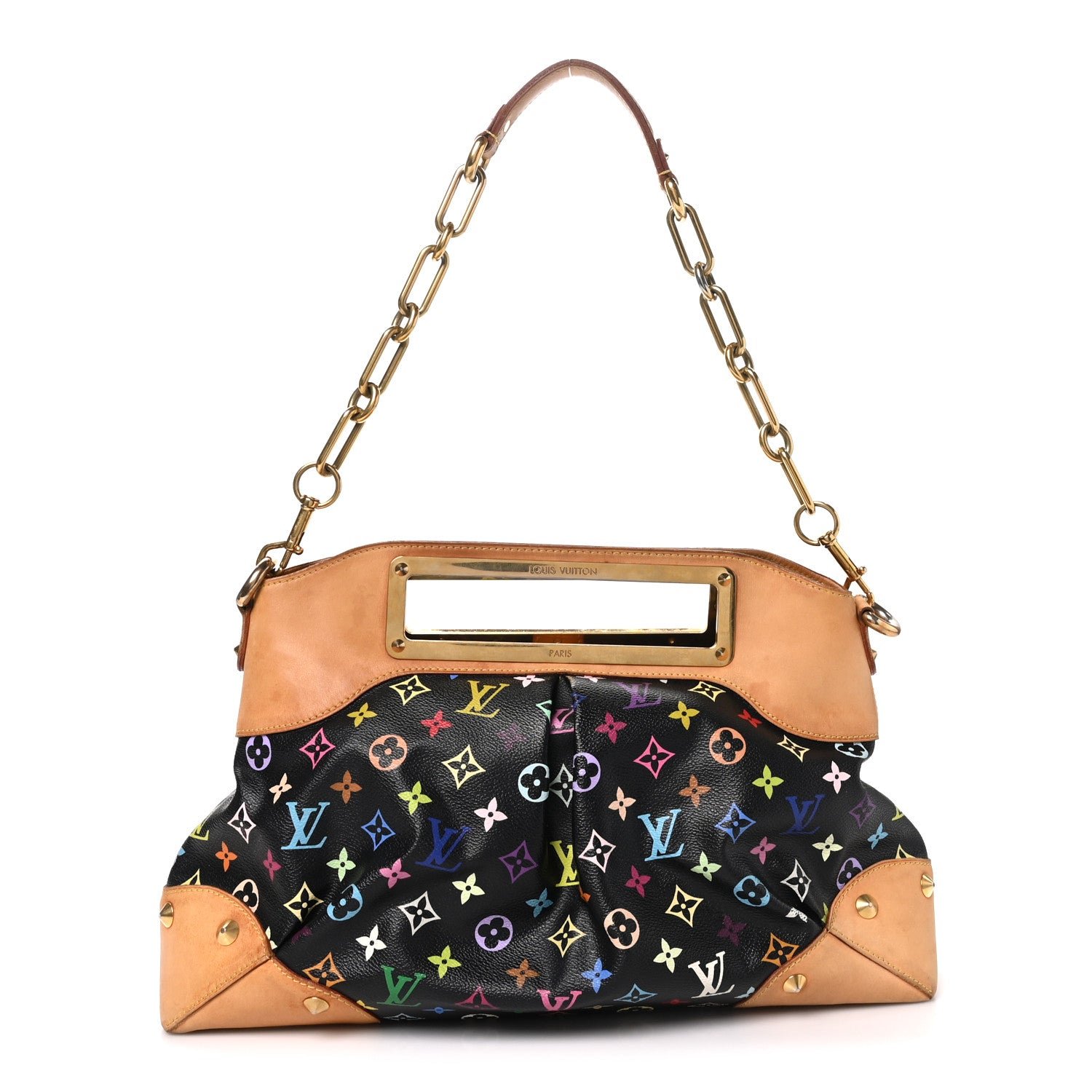 Louis Vuitton Monogram Multicolor Judy GM Black