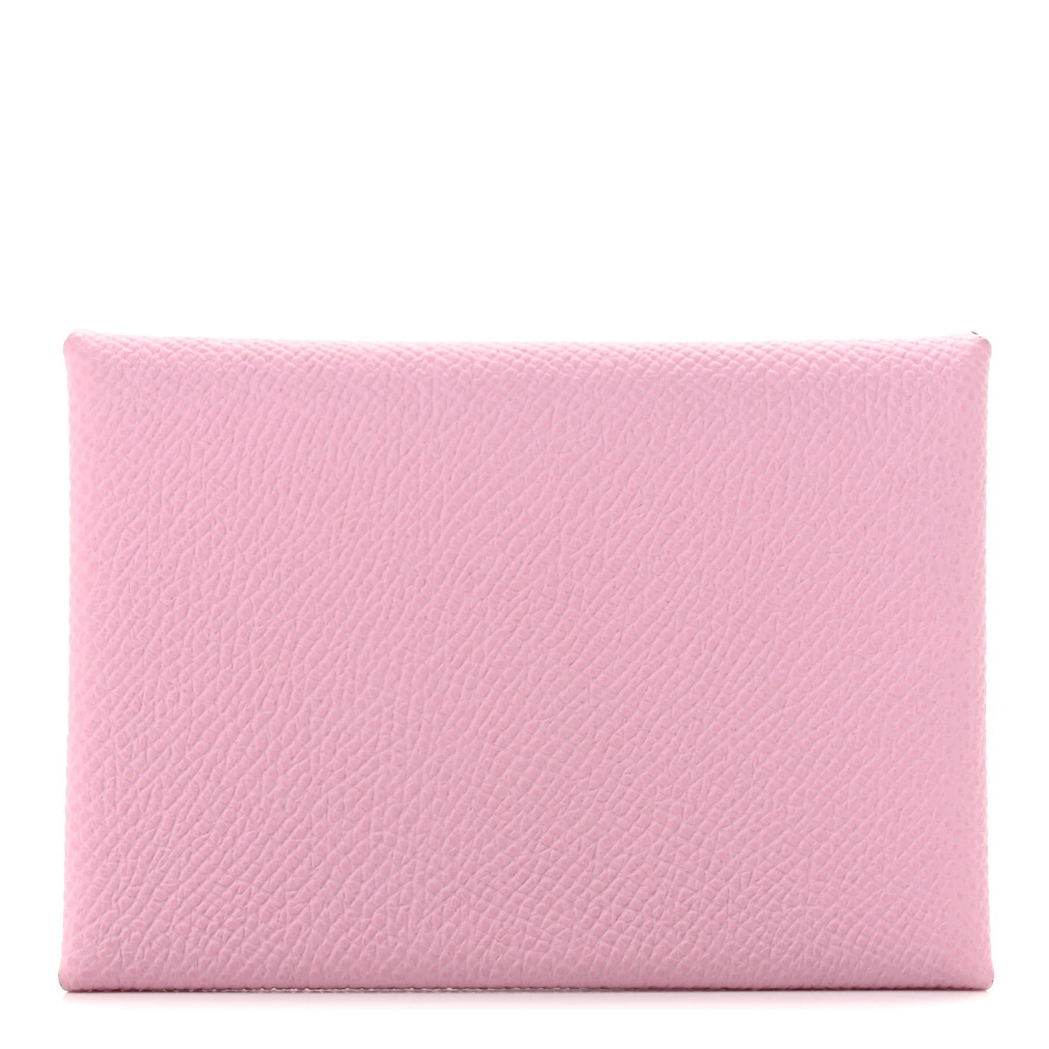 Hermes Epsom Calvi Duo Card Case Mauve Sylvestre