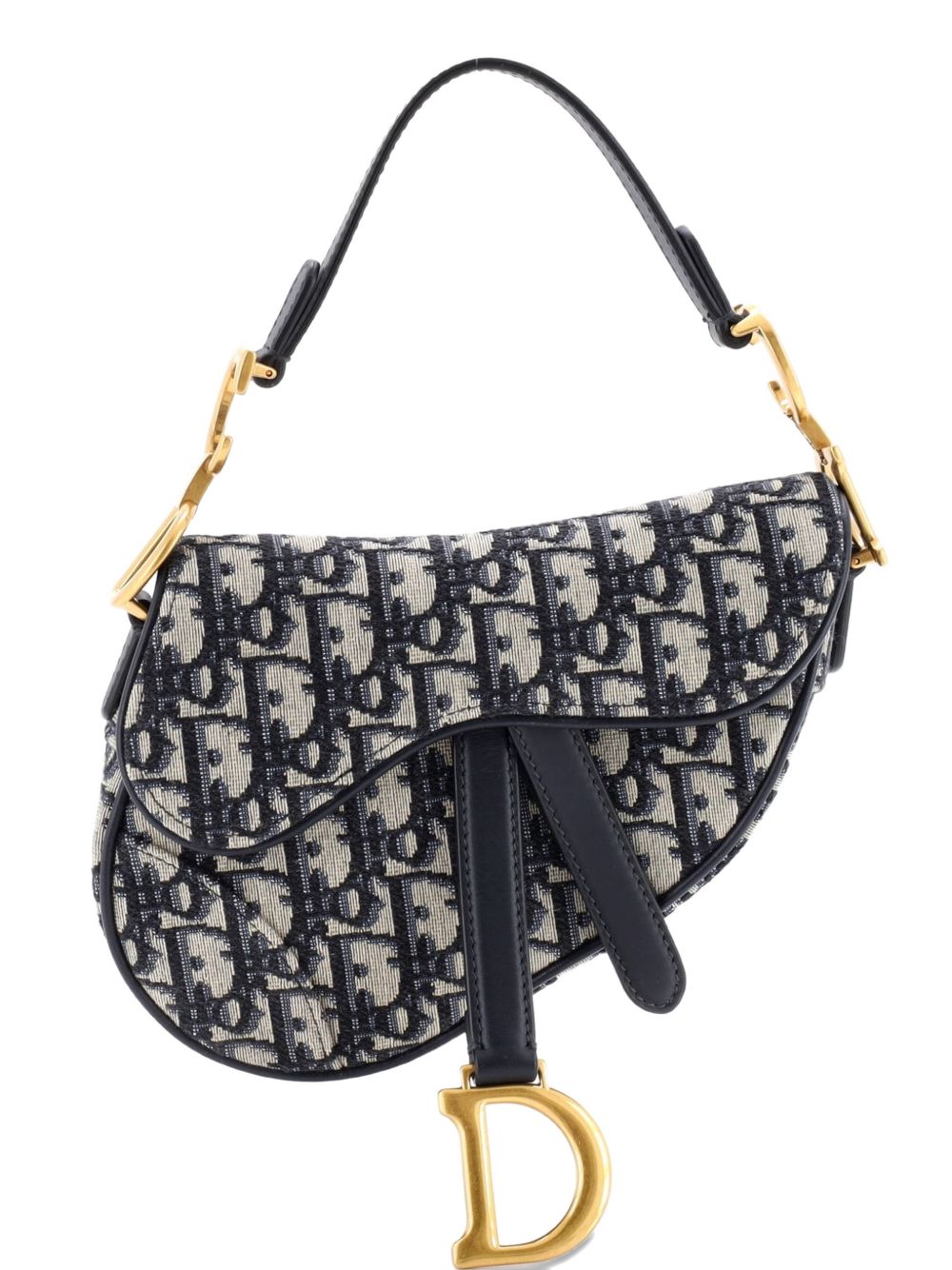Saddle Handbag Oblique Canvas Mini shoulder bag