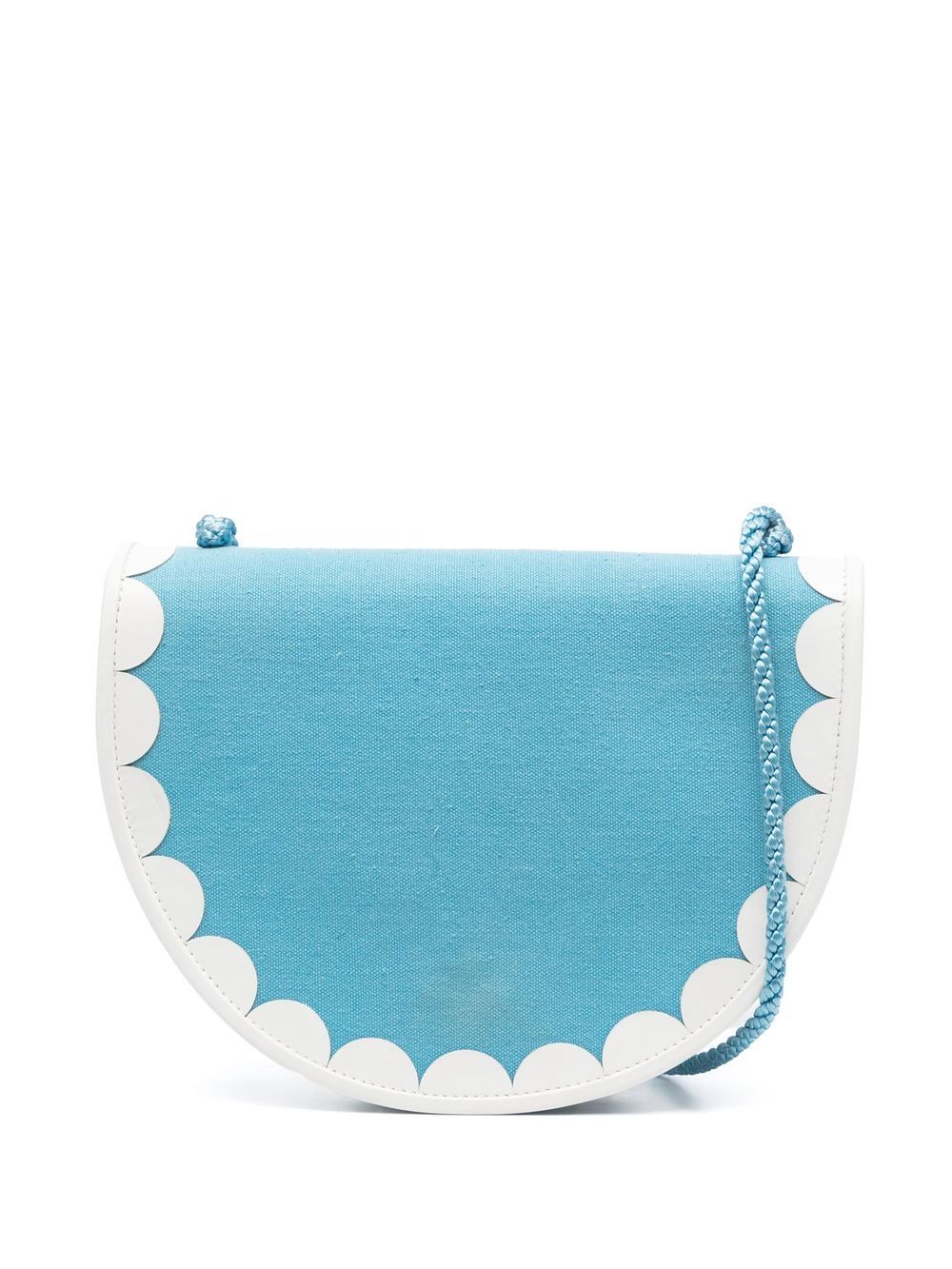 1980s scallop-edge crossbody bag