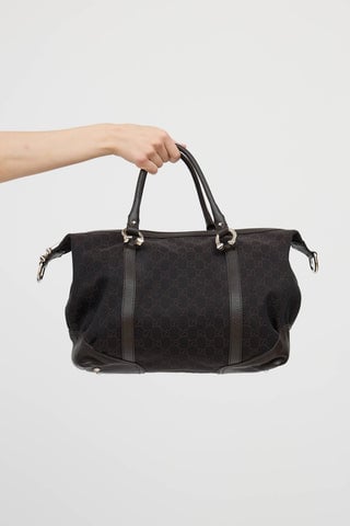 Horsebit Nail Boston Bag