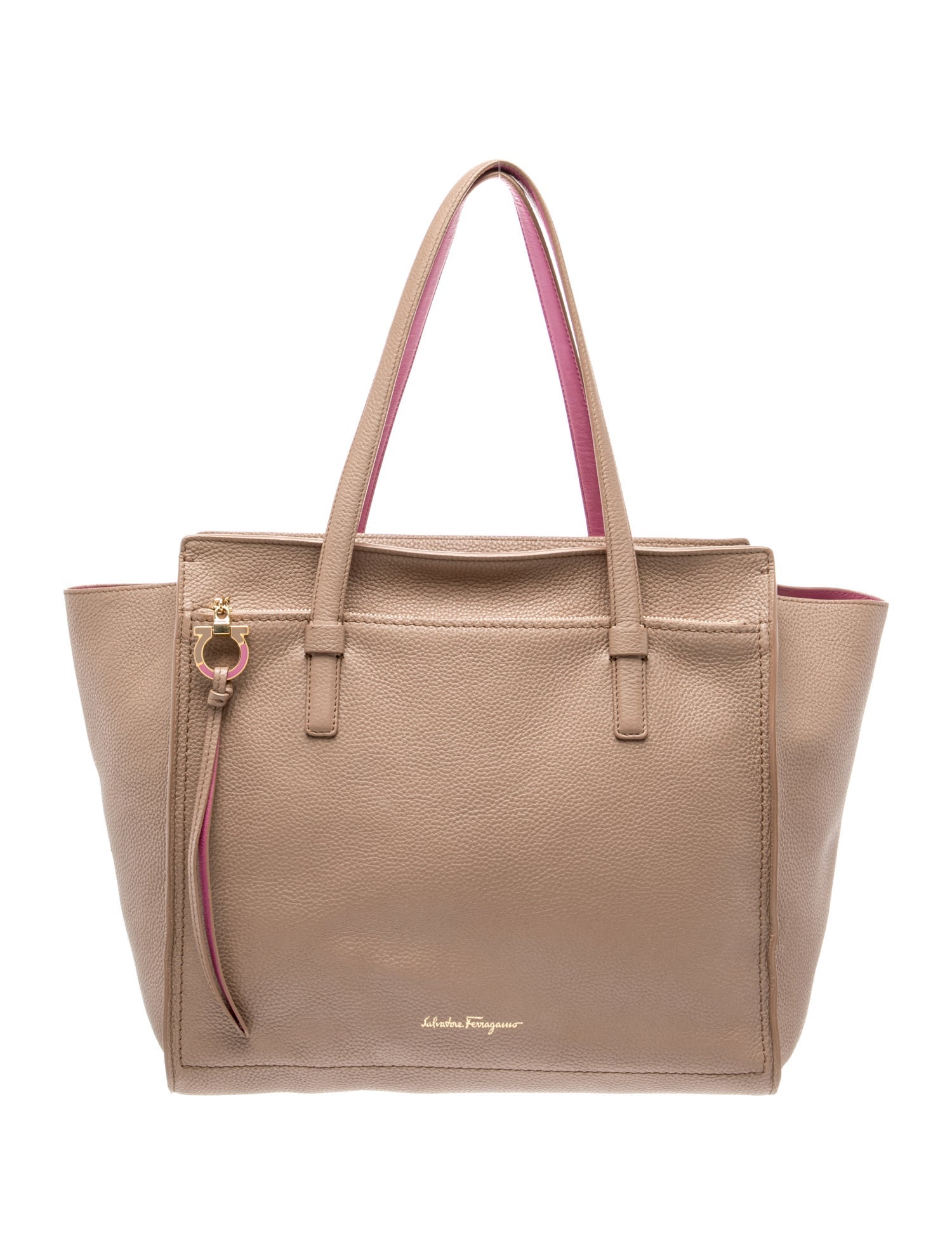 Leather Top Handle Bag