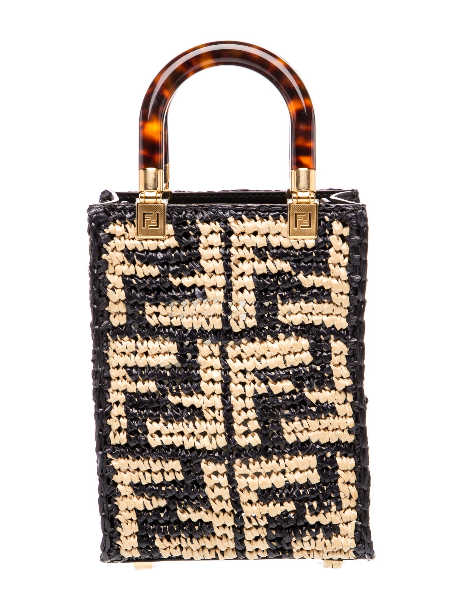 Fendi Zucca FF Sunshine Mini w/ Tags