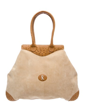 Roberta di Camerino Suede Top Handle Bag