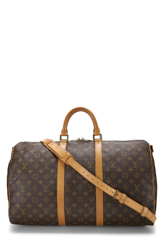 Monogram Canvas Keepall Bandouliere 50