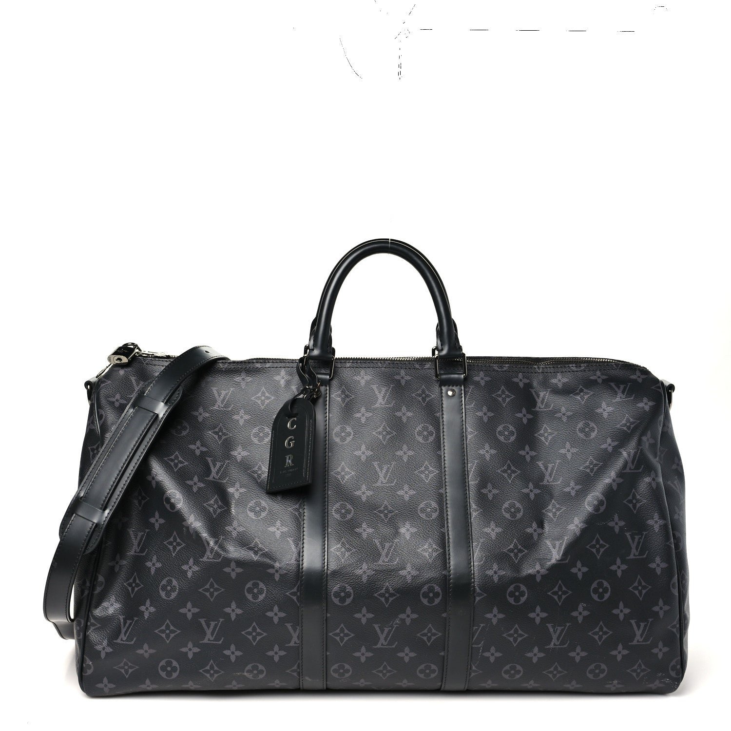 Louis Vuitton Monogram Eclipse Keepall Bandouliere 55