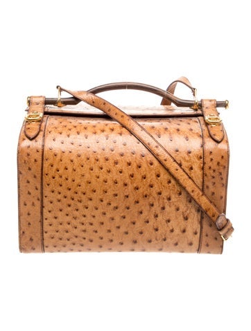 Hermes Ostrich Cosmos Vanity Bag