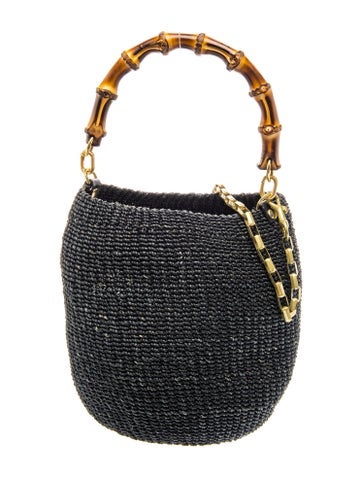 Raffia Bucket Bag