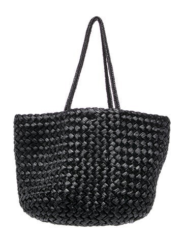 Raffia Estelle Two Black Large