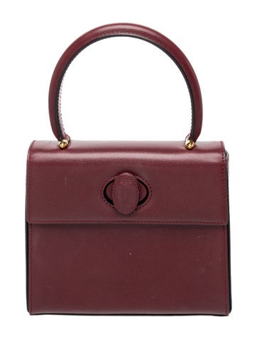 Leather Top Handle Bag