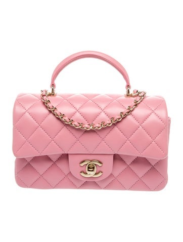 Top Handle Mini Rectangular Flap Bag
