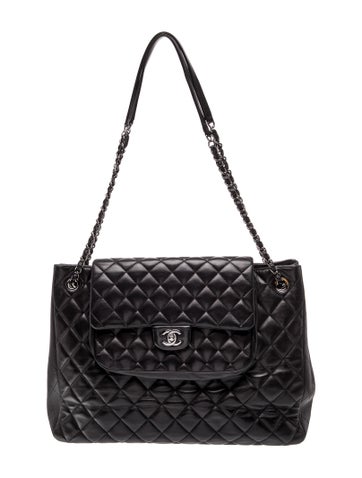 Paris-Edinburgh Quilted Flap Tote