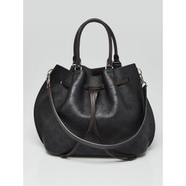 Louis Vuitton Louis Vuitton Black Monogram Mahina Girolata Bag